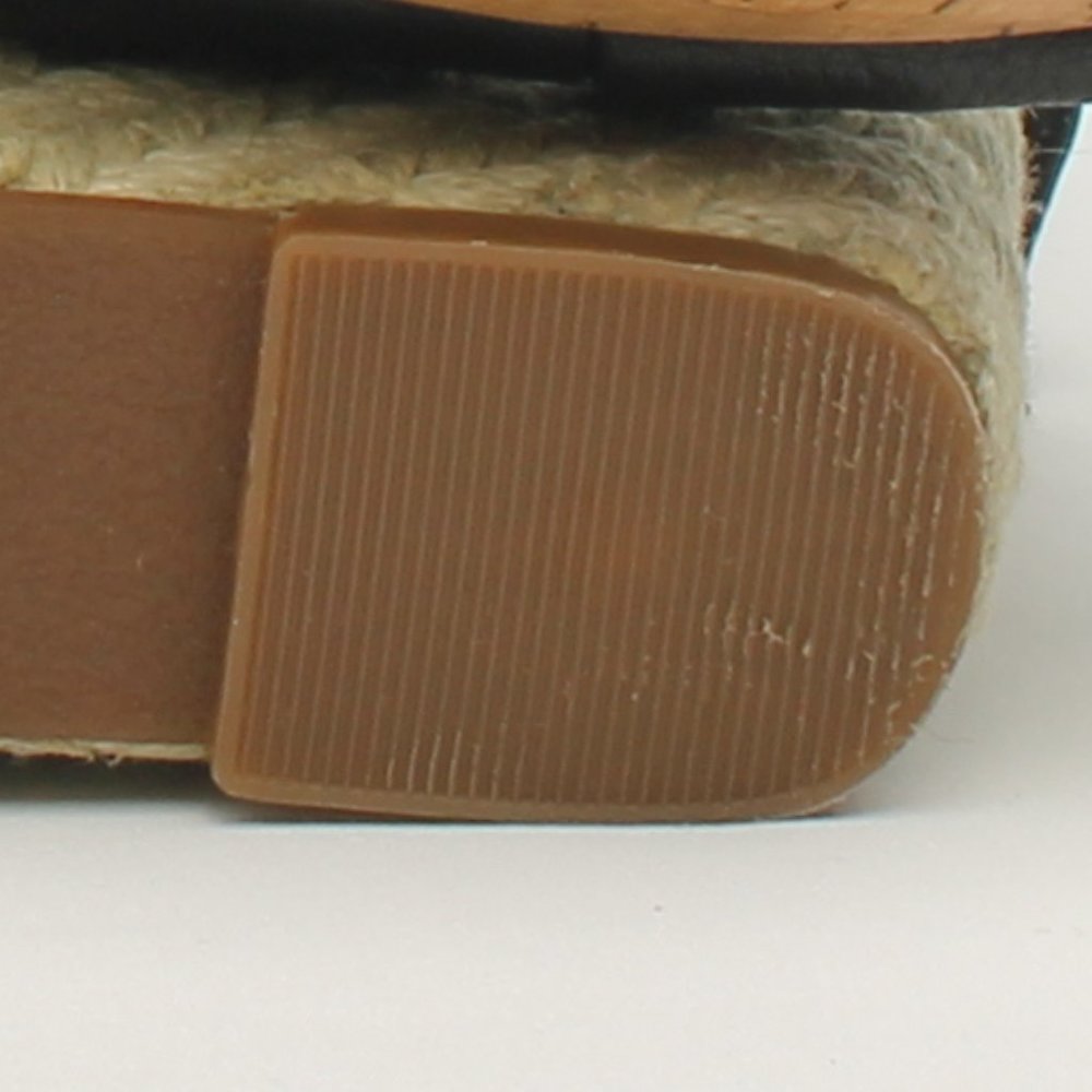 Cole Haan Crisscross Black Wedge Espadrille Sandle size 11B Like New - Picture 13 of 16